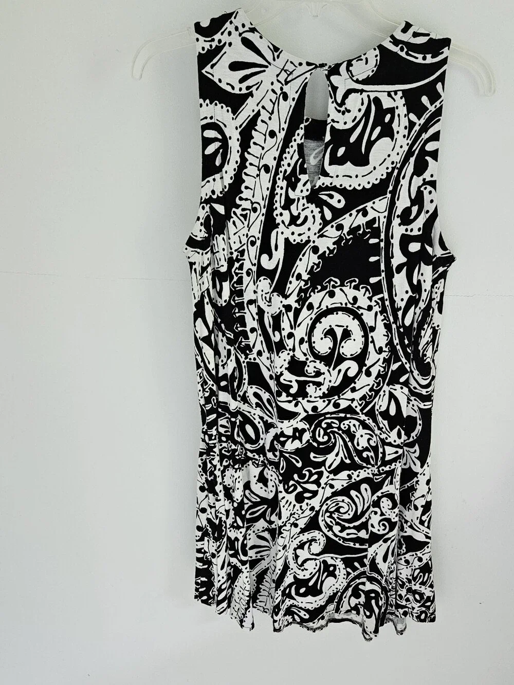 Loft Dress Black And White Sleeveless Casual Summer